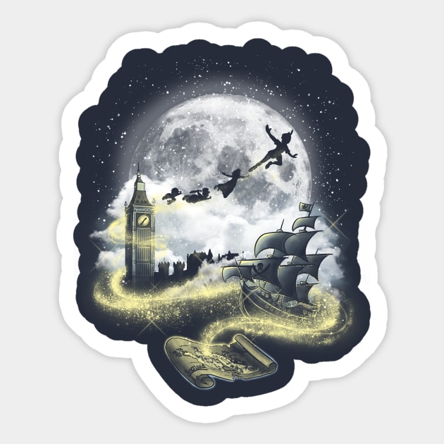 Pixie dust road Sticker by Licunatt